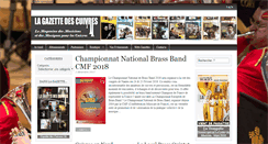 Desktop Screenshot of gazettedescuivres.fr